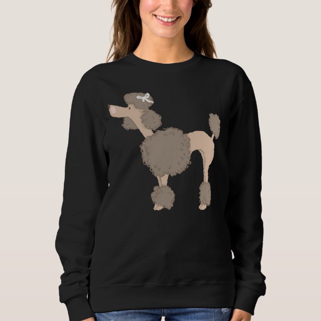 Pudel Brown T Shirt (Framsida)