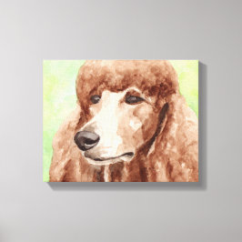 Pudel Canvas Art