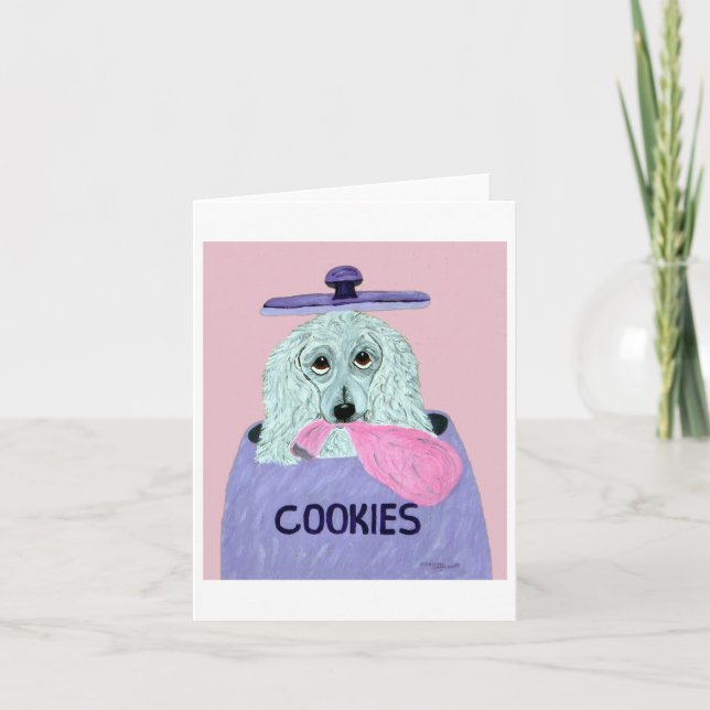 Pudel Cookie Tjuv  Inbjudan (Framsida)