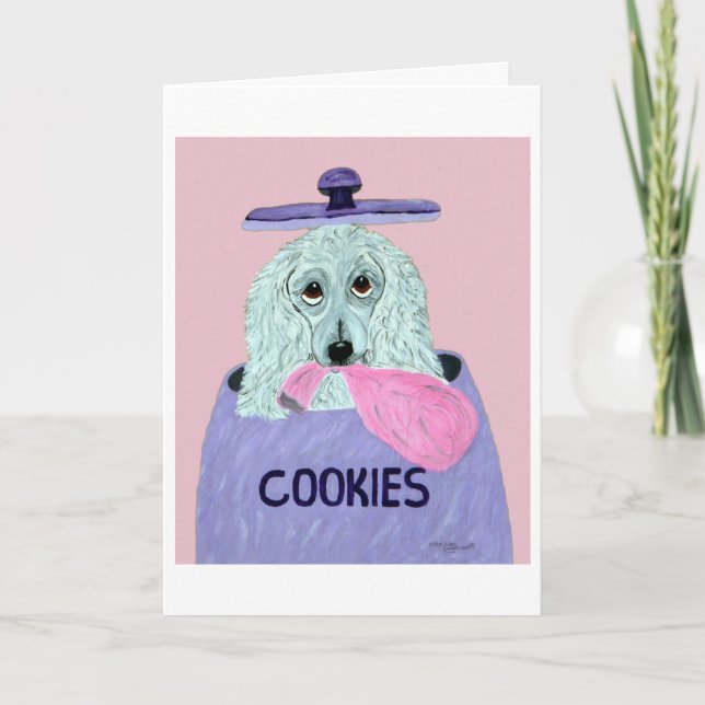 Pudel Cookie Tjuv  Kort (Framsida)