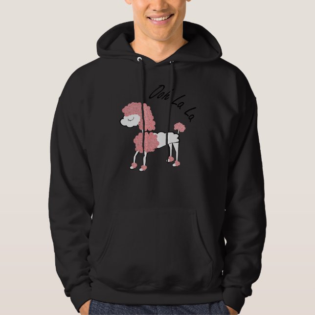 Pudel Doodle Hoodie (Framsida)