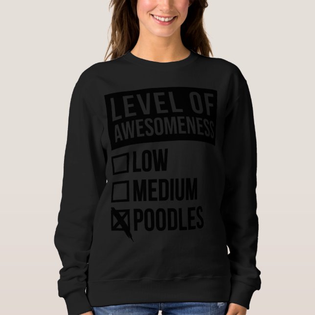 Pudel-finnig nivå Pudel T Shirt (Framsida)