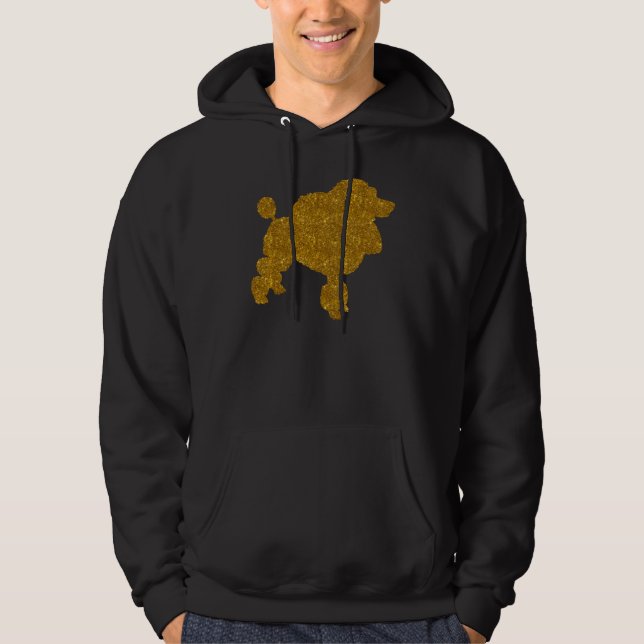 Pudel för Women Girl Hund Animal Vatten Hund Hoodie (Framsida)