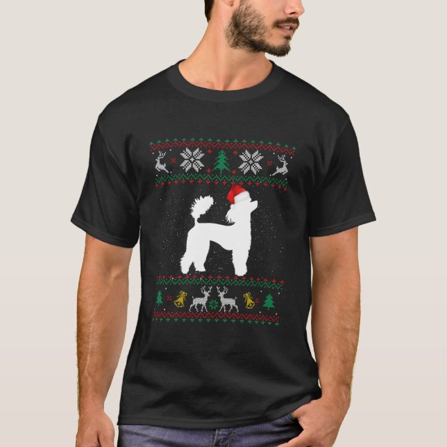 Pudel Fula Pyjamas Familj T Shirt (Framsida)