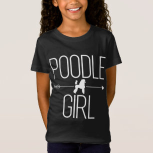 Pudel Girl Gift for Women Hund Animal Vatten hund T Shirt