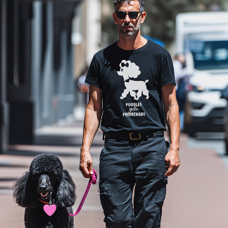 Pudel Gotta-strandpromenad Fransk Pudel Pappa T Shirt