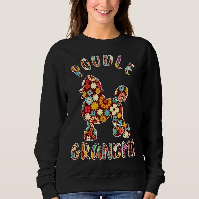Pudel Grandma Funny Pudel Owner T Shirt (Framsida)