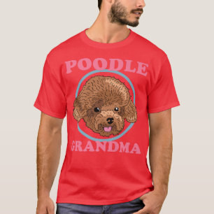 Pudel Grandma Hundägare Pudel Premium T-Shirt