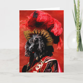 Pudel-hälsningskort Nobility Hundar Gift Kort