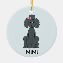 Pudel Helgdag PHOTO Ornament