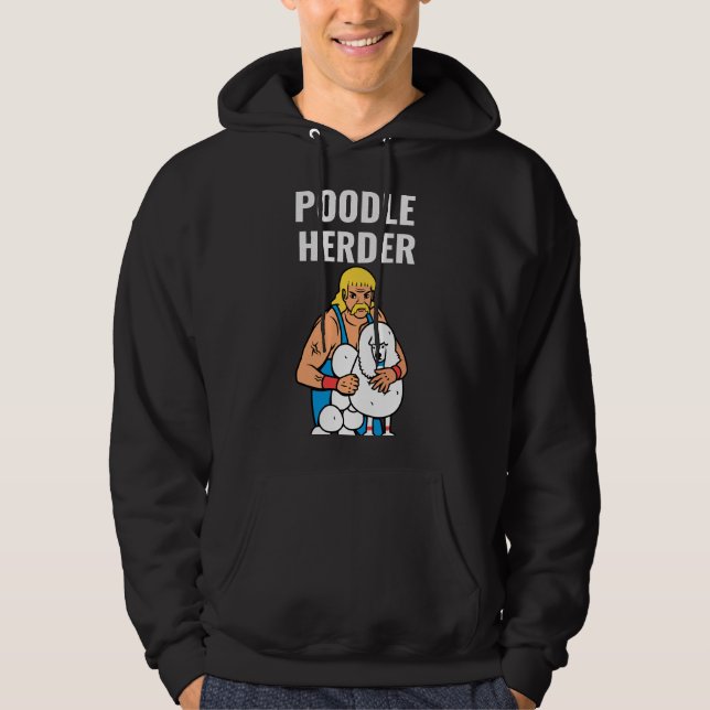 Pudel Herder Hoodie (Framsida)