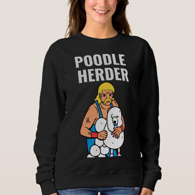 Pudel Herder T Shirt (Framsida)
