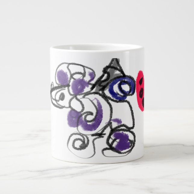 Pudel hett jumbo mugg (Framsidan)