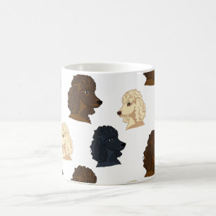 Pudel Hund älskare Pet Hundar Tassar Kaffe Mugg