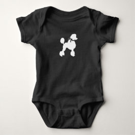 Pudel Hund Baby Shower Puppy Grått Gender Neutral T Shirt