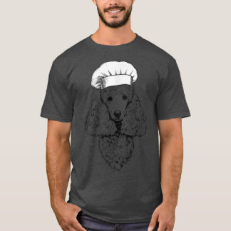 Pudel Hund Cook Chef Funny Cooking T Shirt
