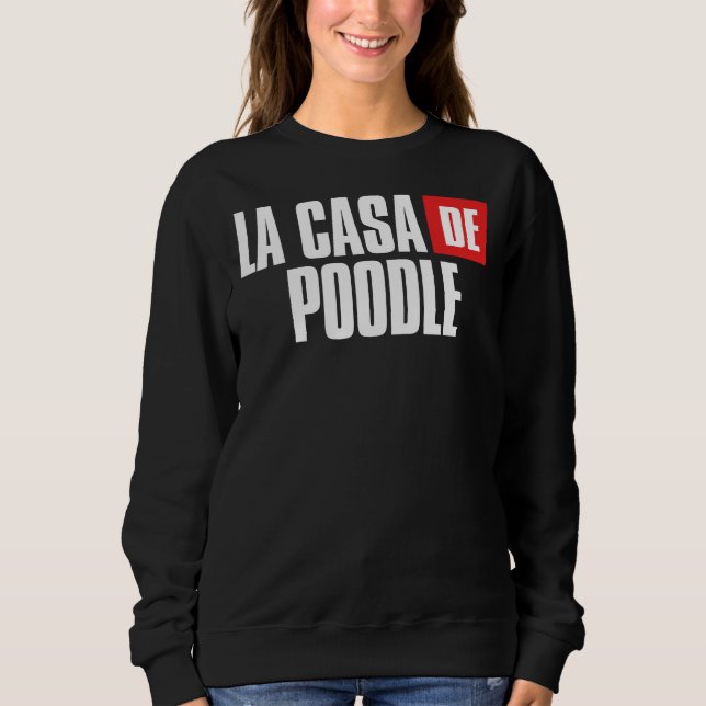 Pudel Hund hem för Mamma T Shirt (Framsida)