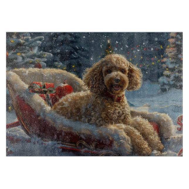Pudel Hund Jul Festiv (Framsidan)