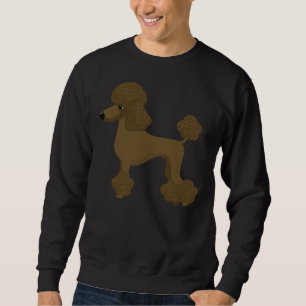 Pudel Hund Lång Ärmad Tröja