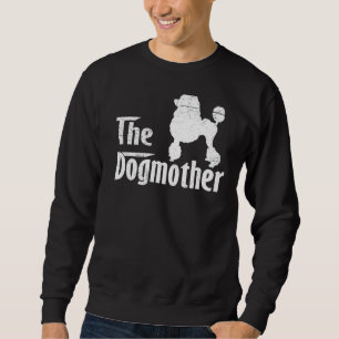 Pudel Hund Mamma Mors dag Lång Ärmad Tröja