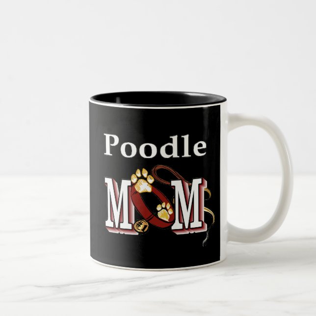 Pudel Hund Mamma Mugg (Höger)