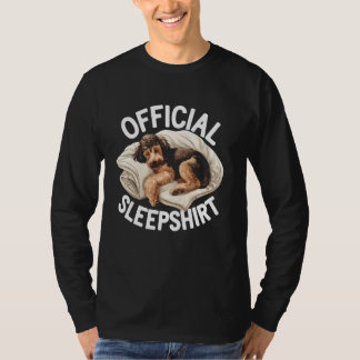 Pudel Hund Mamma Pudel Officiell Sömnshirt Pyjamas T Shirt