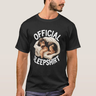 Pudel Hund Mamma Pudel Officiell Sömnshirt Pyjamas T Shirt