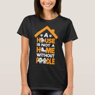 Pudel Hund Morsa Walker Hundägare T Shirt