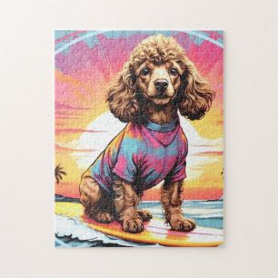 Pudel hund pussel
