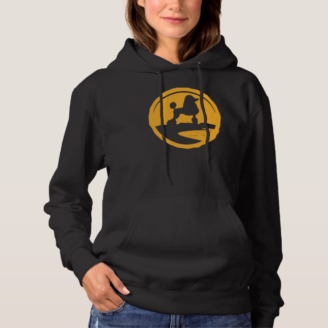 Pudel Hund Retro 2 T Shirt (Framsida)