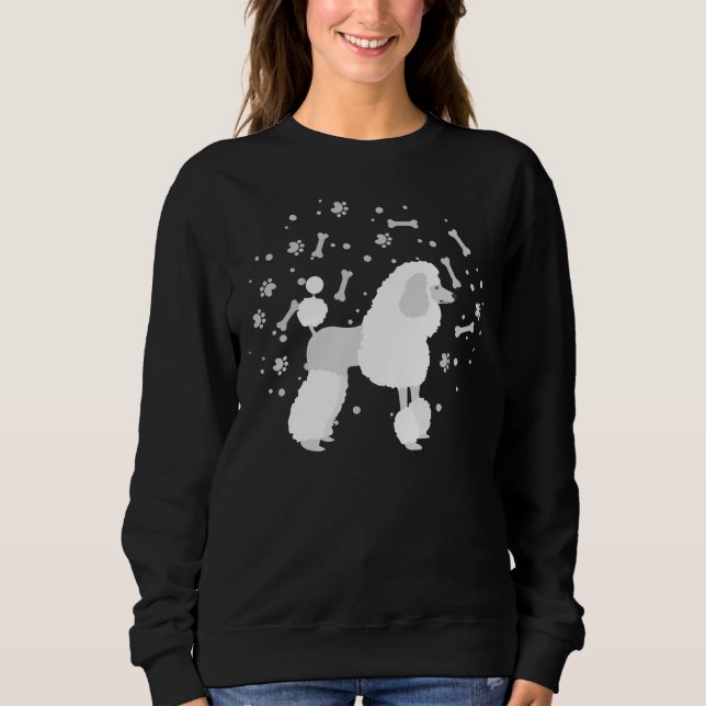 pudel hund t shirt (Framsida)