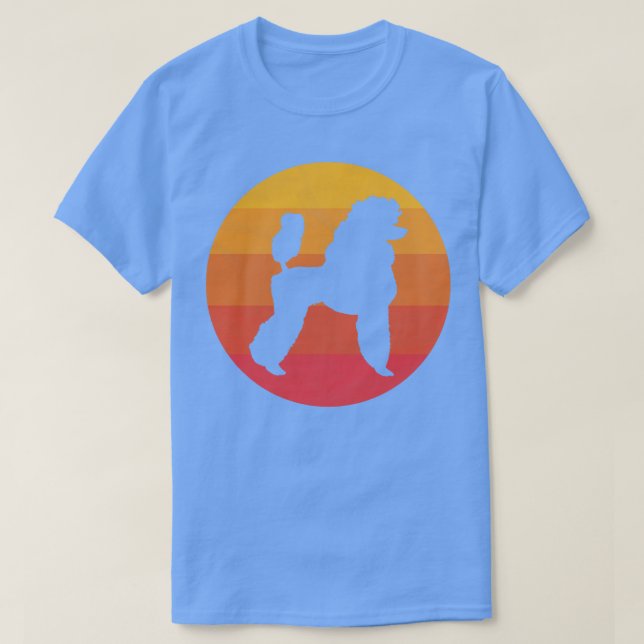 Pudel Hund T Shirt (Design framsida)
