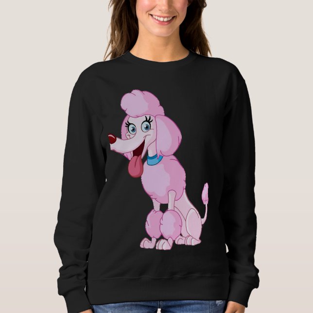 Pudel Hund T Shirt (Framsida)