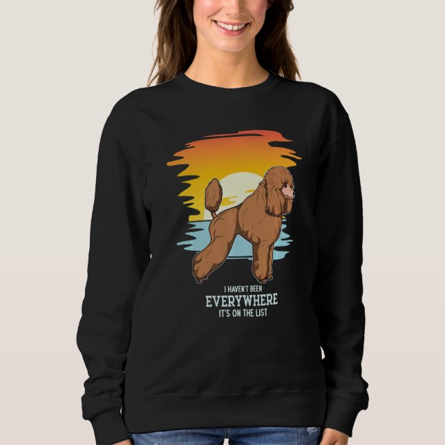 PUDEL HUND VINTAGE 9 T SHIRT (Framsida)
