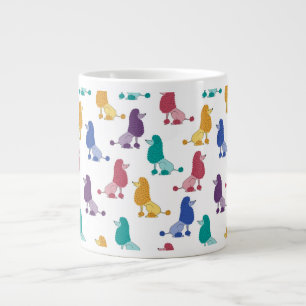 Pudel i Färg Jumbo Mugg