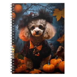 PUDEL i HALLOWEEN FEST Anteckningsbok