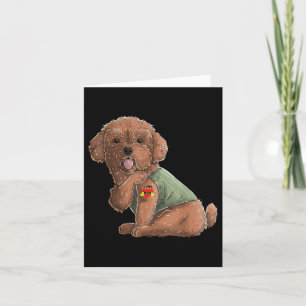 Pudel I Kärlek Mamma Tattoo Hund tröja Funny Mor D Kort