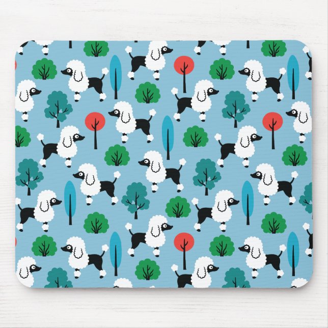 Pudel i parken musmatta (Framsidan)