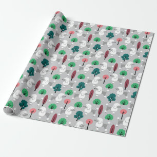Pudel i parken Wrapping Papper Presentpapper