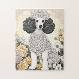 Pudel i Whimsical Flowers Pussel