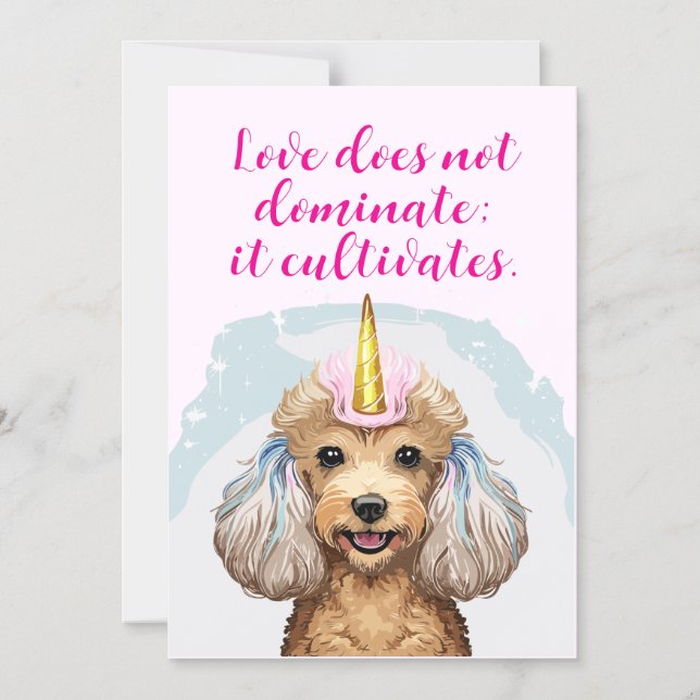 Pudel Inbjudningar (Framsida)