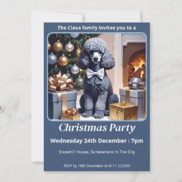 Pudel jul inbjudningar