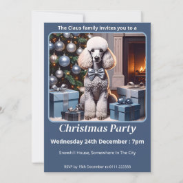 Pudel jul inbjudningar