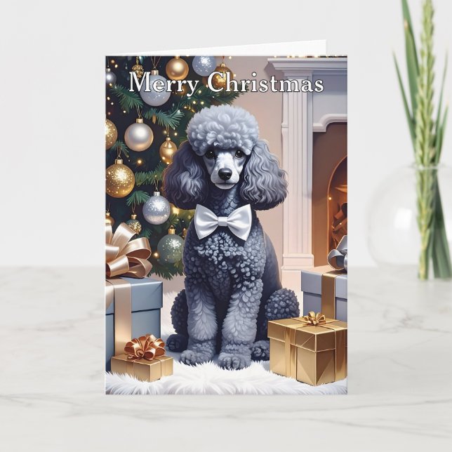 Pudel jul kort (Framsida)