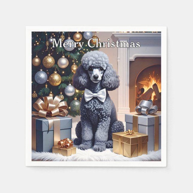 Pudel jul pappersservett (Framsidan)