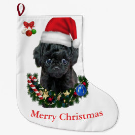 Pudel jul stor julstrumpa