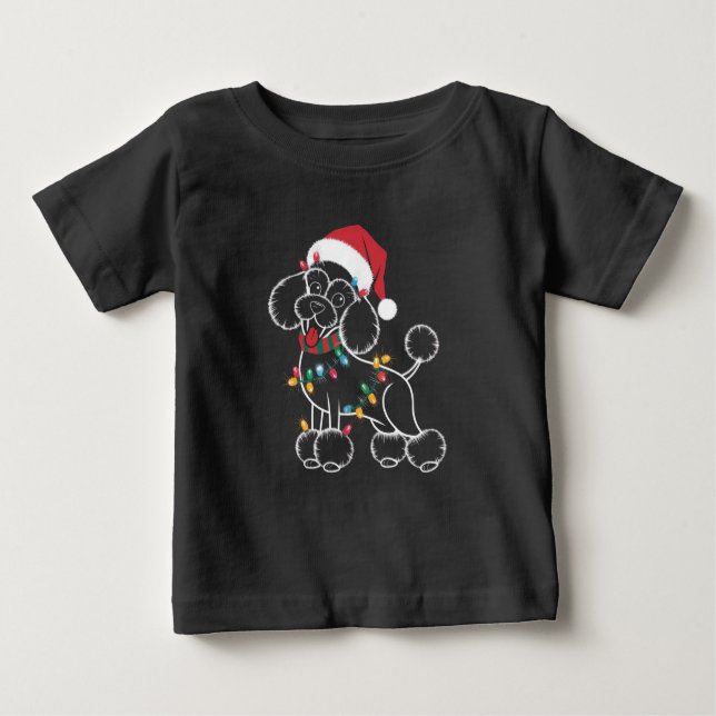 Pudel jul t shirt (Framsida)