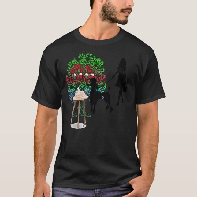 Pudel-jul T Shirt (Framsida)