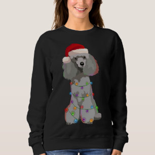 Pudel-julen Ljus Julafton Hund älskare Sverige T Shirt