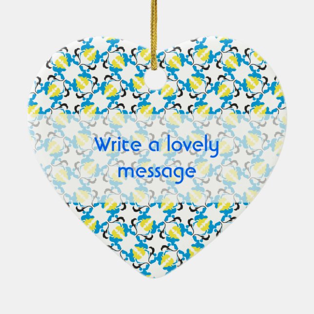 Pudel Julgransprydnad Keramik (Baksidan)